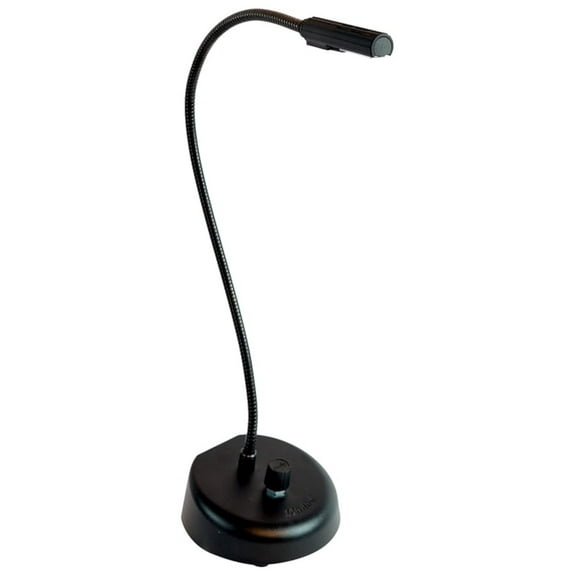 Gooseneck Dimmable LED Desk Lamp with Flexible Neck Reading Light Black