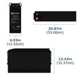 thumbnail image 2 of 12V, 200Ah, AGM, Front Terminal, Replacement Battery Compatible with RV Recreational, 2 of 8