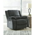 thumbnail image 2 of Signature Design by Ashley Draycoll Contemporary Power Rocker Recliner, Dark Gray, 2 of 3
