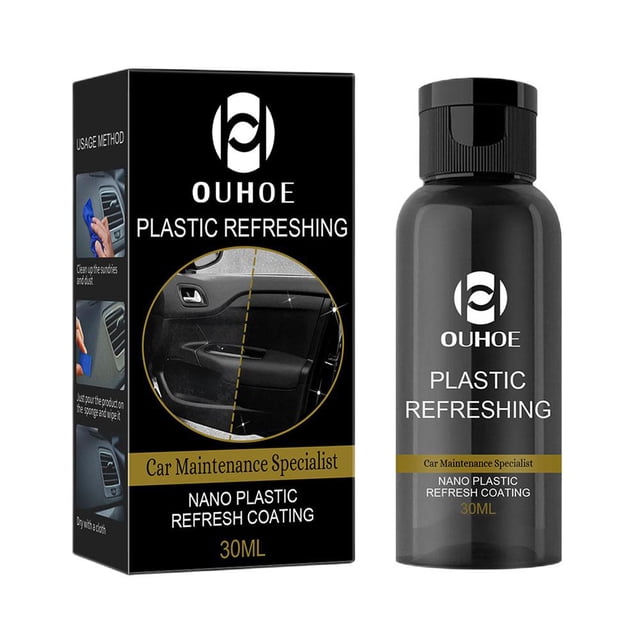 Agente de renovación de plástico Reparación 30/50ml para mantenimiento de paneles de automóviles (30ml)