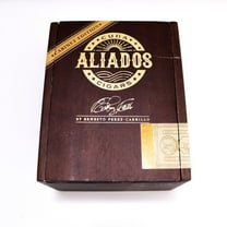 Aliados Robusto Empty Wood Cigar Box 6" x 4.75" x 3.75"
