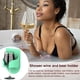 thumbnail image 5 of Soporte para beber Ducha Clase de vino Estante autoadhesivo Portátil Punch-Free Almacenamiento Organizador Accesorio Baño Ducha Green Noticed HA011435-02, 5 of 6
