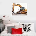 thumbnail image 5 of JRXY Construction Trucks Canvas Wall Art Watercolor Construction Vehicles Trucks Canvas Painting Prints for Home Boys Bedroom Nursery Wall Decor Framed Artwork Gifts pattern1, 5 of 5