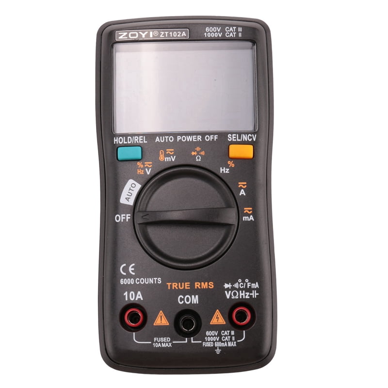 2X  ZT102A Digital Multimeter 6000 Counts Auto 113D Back Light  Voltmeter Transistor Tester Frequency