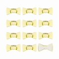 thumbnail image 1 of wonima44 12 Pcs Gold Phone Charm Hook, Bow Tie Cell Phone Finger Ring, Adhesive Metal Phone Finger Grip Loop Stand, 1 of 1