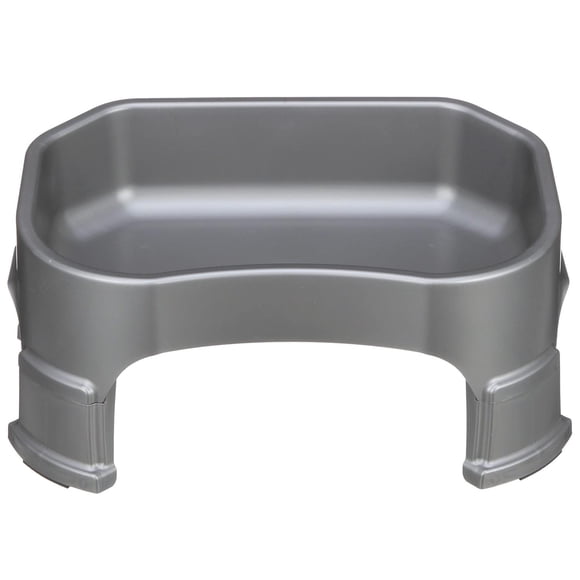 Tazón Grande para Mascota Neater Pet Brands Gunmetal Grey con Extensiones de Pierna para Perro