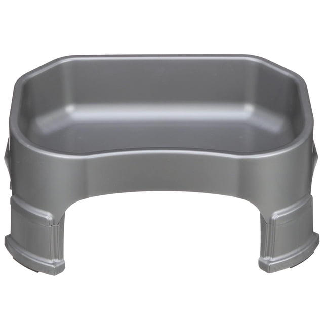 Tazón Grande para Mascota Neater Pet Brands Gunmetal Grey con Extensiones de Pierna para Perro