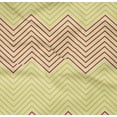 thumbnail image 4 of oneOone Popeline de Coton Sergé Tissu Jaune Clair Chevron Géométrique Matériel de Robe Tissu Imprimé Tissu au Mètre 56 Pouces de Large, 4 of 4