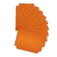 thumbnail image 3 of 10x divisores de tarjetas comerciales con pestañas, páginas de clasificación de tarjetas, clasificación de tarjetas de béisbol, separador de , Naranja, 3 of 8