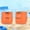 Orange-OR, variant on Swimming Floaties, Inflatable Arm Bands, Water Sleeve Floating Rings for Adults and Kids, Thickened PVC Dual Airbags, Leak-Proof Design, Pool Training Gear