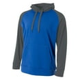 thumbnail image 2 of A4 Color Block Tech Fleece Hoodie For Youth Male in Royal/Graphite | NB4234, 2 of 2