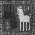 thumbnail image 1 of Ahgly Company Indoor Square Animal Gray Traditional Area Rugs, 3' Square, 1 of 1