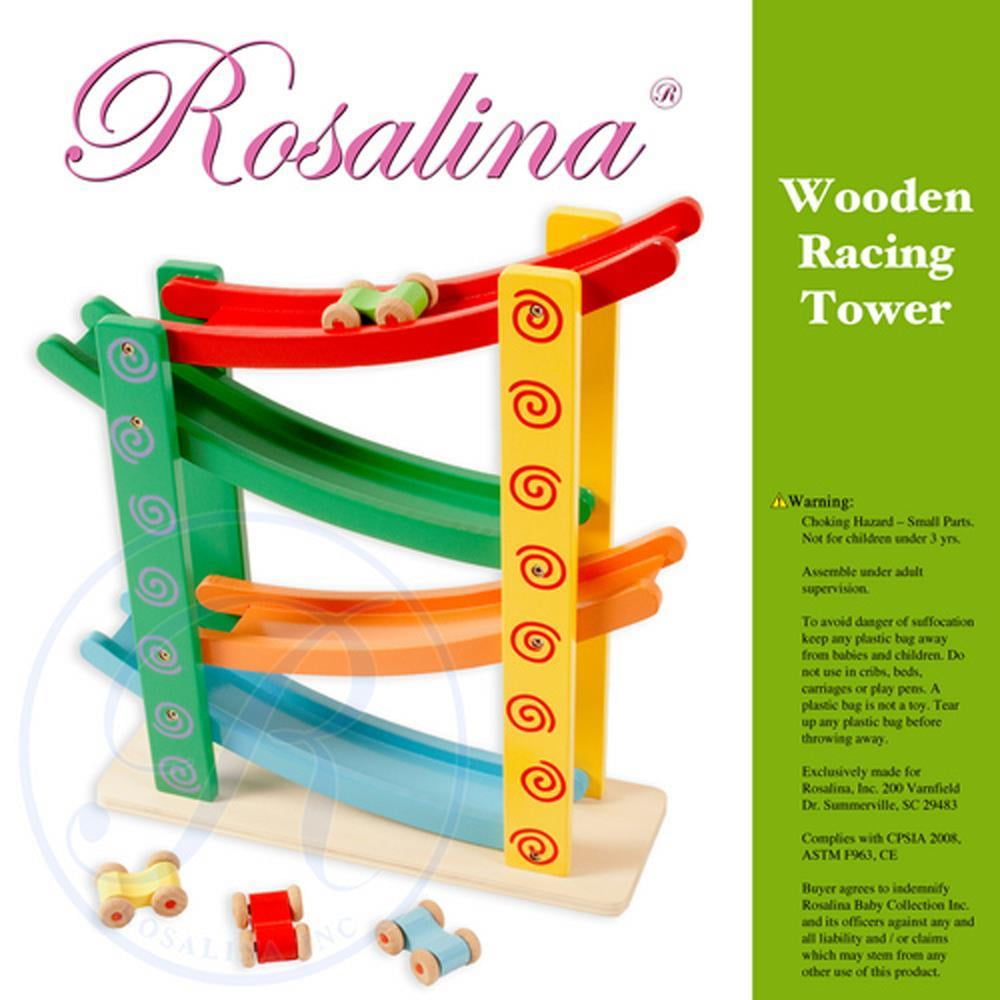 Wooden Racing Tower & Cars