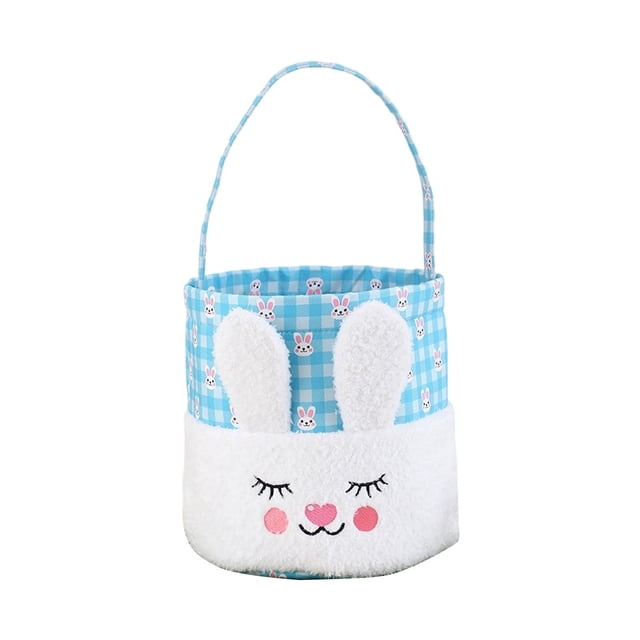 zhangmingg Face Embroidered Doormat for Spring Holiday and Egg Celebrations