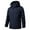 Dark Blue, variant on Stamzod Outdoor Athletic Raincoat for Men Solid Color Long Sleeve Waterproof Rain Jacket Men Casual Outerwear Plus Size Windbreaker Jackets for Men Black XXXXXL