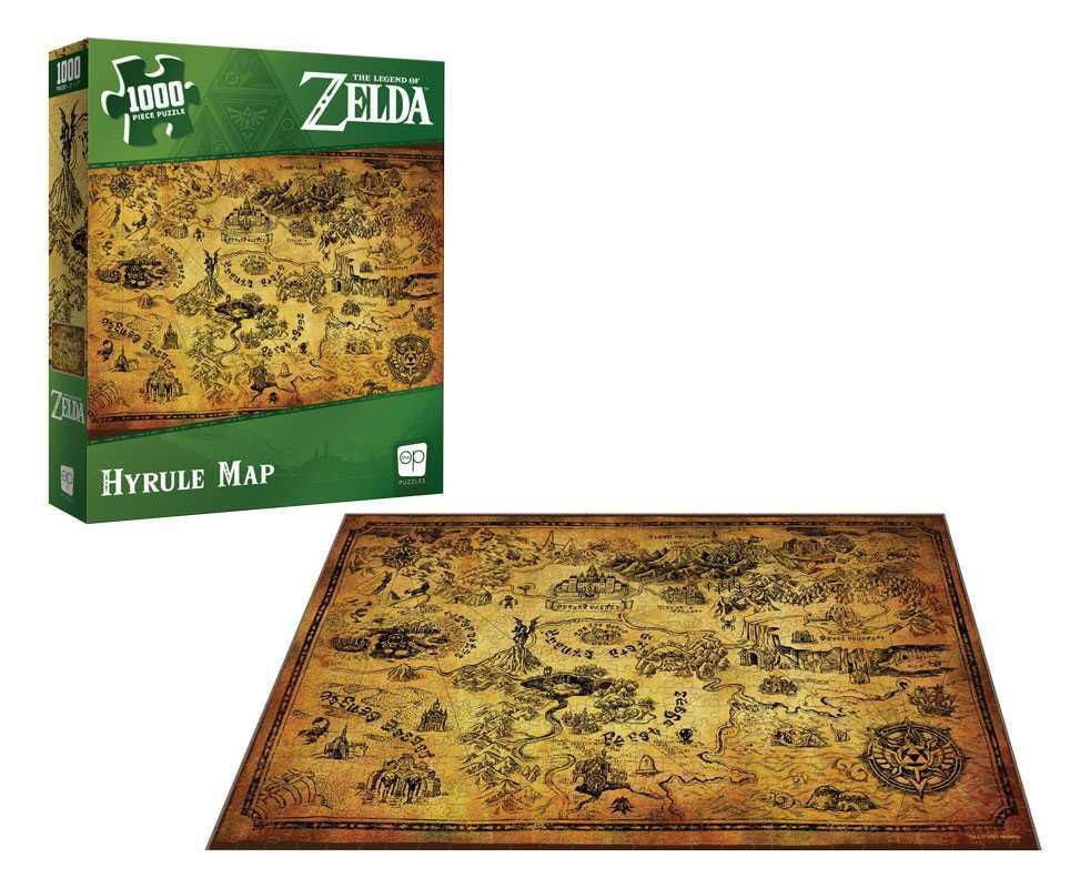 The Legend of Zelda “Hyrule Map” 1000 Piece Puzzle