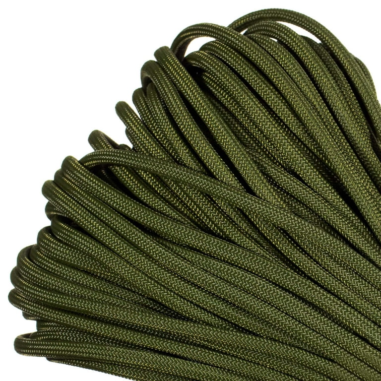 Paracord Planet  550 Paracord 10 FT (Hanks) Green Blends Colors – Type III  550 LB Test Parachute Cord 
