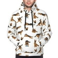 thumbnail image 4 of Hoodies for Men - German Shepherd Dog No.1009 Long Sleeve Comfrt Men'S Fashion Hoodies & Sweatshirts, Sweatshirts for Men Hoodies Pullover Clothing Clothes with Pouch, 4 of 7