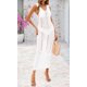 thumbnail image 5 of Traje de baño Coverup BTFBM Crochet para mujer verano 2025 blanco, 5 of 9