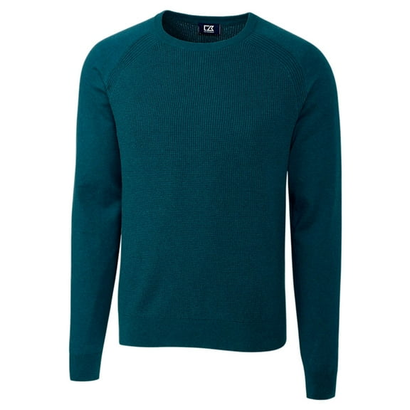 Cutter and Buck Lakemont Mixed Stitch Crew Golf Sweater (Big and Tall) 2018