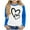 Blue, variant on THDHVS Girls Long Sleeve Shirts,Kids Heart Print Long Sleeve Crewneck Tee Soft Cotton Stretchy for Fashion Casual Layering Blue 5-6 Years