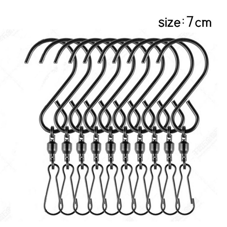 10pcs Swivel Hanging Hooks for Hanging Wind Spinners Wind Chimes