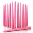 thumbnail image 1 of CANDWAX Bougies Coniques de 12 Pouces, Ensemble de 12 - Bougie Sans Coulure et Sans Fumée, Non Parfumée - Bâtons de Bougie à Combustion Lente - Bougies Roses, 1 of 7