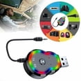 thumbnail image 3 of NARABB Bluetooth 5.3 USB Adapter For Car,Enhanced Mic & LED,Auxiliary Wireless Audio Receiver For Car Music/Home Stereo, 3 of 8