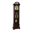 thumbnail image 2 of 72" Floor Standing Grandfather Clock Cherry Finish, 2 of 8