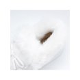 thumbnail image 5 of Gomelly Womens Moccasin Slippers Warm Winter Shoes Cozy House Shoes White 4, 5 of 5