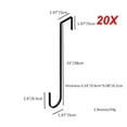 thumbnail image 1 of 10/15/20PCS 12/15 Inch Socks Hook Caps Holder For Christmas Easter Coat Racks Floral Wreath Hanger Hook, 1 of 5