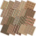 thumbnail image 1 of Paquete de tela FuWeave, acolchado navideño vintage de 25 x 25 cm, 60 unidades, 1 of 6
