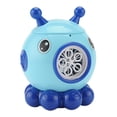 thumbnail image 1 of Juego de soplador de burbujas, juguete para niños pequeños con luces y música, soplador de burbujas de jabón de dibujos animados Pulpo azul de 5 agujeros, 1 of 8