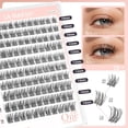 thumbnail image 3 of Pestañas autoadhesivas LA MAESII Clear Band Lash Clusters, 3 of 6