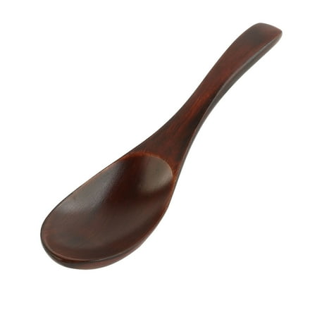 - Unique Bargains Tableware Soup Tea Coffee Wooden Scoop Spoon Ladle 6