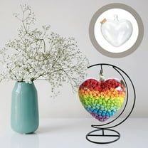 GOOHOCHY 2pcs Transparent Glass Wishing Bottles Decorative Mini Jars with Cork Lids for Storage