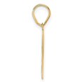 thumbnail image 4 of Diamond2Deal Mother's Day Gift 14K Yellow Gold Polished Number 27 Pendant for Women, 4 of 7