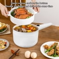 thumbnail image 3 of POTA ARTILA ELÉCTRICA 1.8L 600W Multi -Propósito Olla Con Cable De Alimentación Desmontable Ajustable De 2 Velocidades Para La Avena De Sopa De Pasta De Bistec, 3 of 7