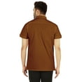 thumbnail image 5 of Bestman SolidÂ&nbsp;Button DownÂ&nbsp;ShirtÂ&nbsp;For MensÂ&nbsp;Loose FitÂ&nbsp;Formal/ Casual Short SleeveÂ&nbsp;Shirt, 5 of 7