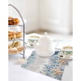 thumbnail image 4 of Blue Starfish Coastal Kitchen Dish Towels for Drying Dishes Set of 3, Eucalyptus Summer Nautical Shell Vintage Waffle Weave Microfiber Hand Tea Bathroom Towels Quick Dry & Absorbent Towel 12x12, 4 of 7
