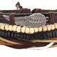thumbnail image 5 of Pulsera trenzada ajustable con cuentas de madera - Juego de pulseras segundo, 5 of 9