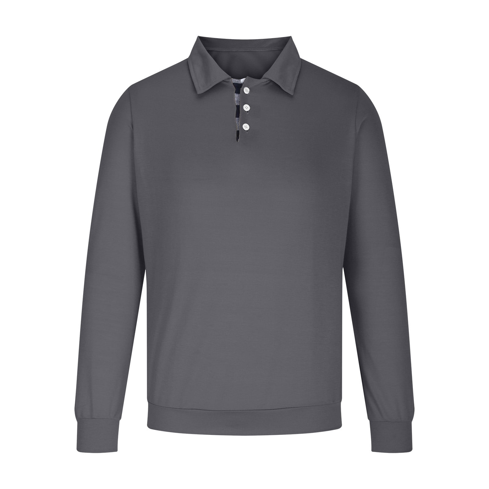 ohmzyzo Men' s Classic Polo Shirt Long Sleeve Pullover Gentleman