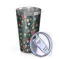 thumbnail image 2 of 16oz Tumblers Dark Green Christmas Ornament Pattern Stainless Steel Vacuum Insulated Double Wall Travel Tumbler Cups Mug with Lid and Straw,Cleaning Brush for Coffee,Tea, 2 of 4