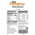 thumbnail image 4 of BulkSupplements Beef Bone Broth Protein Powder - Dairy Free & Lactose Free Protein Powder - Unflavored, 22g per Serving, 1kg (2.2 lbs), 4 of 6