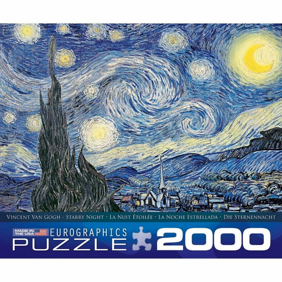 EuroGraphics Starry Night by Vincent Van Gogh 2000-Piece Puzzle
