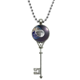 thumbnail image 1 of Blue Earth planeta blanco luz blanca Colgante Collar Vintage Llavero Plata Joyas Unbranded M, 1 of 3