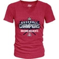 thumbnail image 2 of Women's Blue 84 Red Arizona Wildcats 2025 Big 12 Baseball Conference Tournament Champions Locker Room V-Neck T-Shirt, 2 of 3