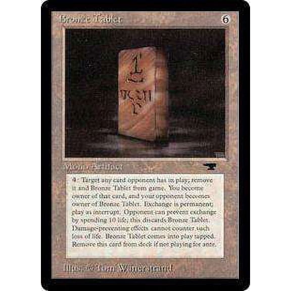 MtG Antiquities Rare Bronze Tablet