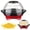 A, variant on 18-cup Hot Oil Stirring Popcorn Popper w/Measuring Cap & Reversible Serving Bowl & Butter Melting Tray, Great for Parties, Movie Night, Anytime Snack, Safety ETL Approved, Mint (Europe Standard)