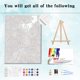 thumbnail image 5 of Kit de pintura por números HITIRECOVI Streetscape Rainy Night, 5 of 7